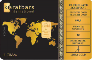 karatbars 2013 fronte